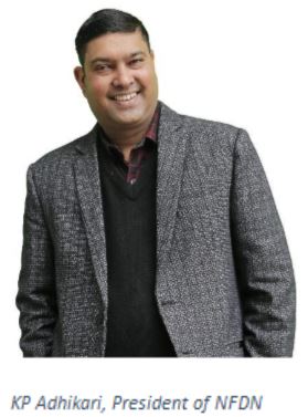 KP Adhikari, President of NDFN