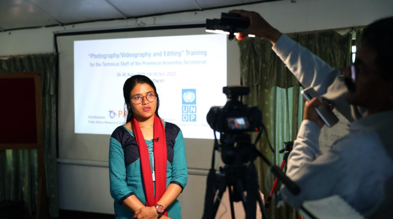 A training workshop on Photography and Videography for technical staff.