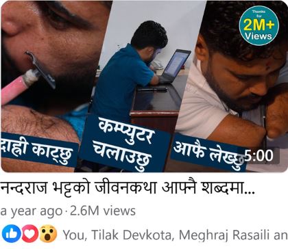 A social media post with high engagement, representing digital outreach.